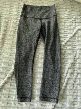 lululemon athletica Heathered Gray High-Rise Leggings
